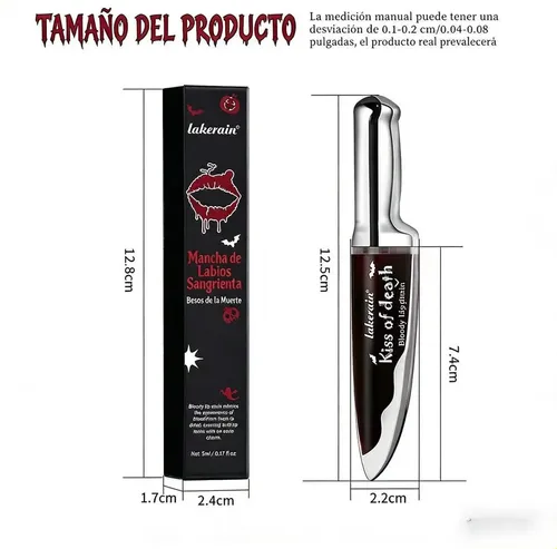 Set De 4 Unidades, Lápiz Labial, Tinte Labial, Gel, Larga Du 1