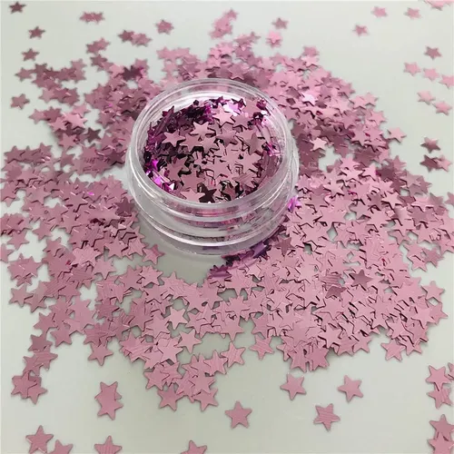 Set De Lentejuelas Para Decoración De Uñas Con Forma De Estr