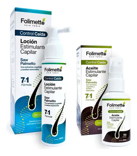Loción Saw Palmetto + Aceite Crecimiento Pelo Capilar Areata
