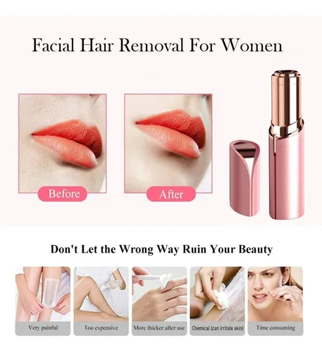 Afeitadora De Depilación Facial Bikurpia Para Mujer A Prueba