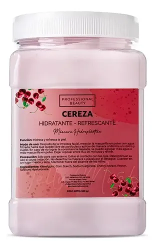 Jelly Mask – Mascarilla Hidroplástica En Polvo – A Elección Tipo De Piel Cereza