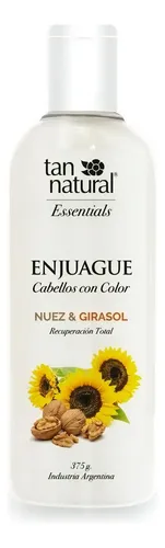 Tan Natural Enjuague Nuez Y Girasol Cabellos Con Color X375 g