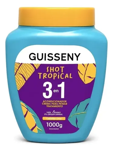 Mascara Capilar Tratamiento Shot Tropical X 1k Guisseny