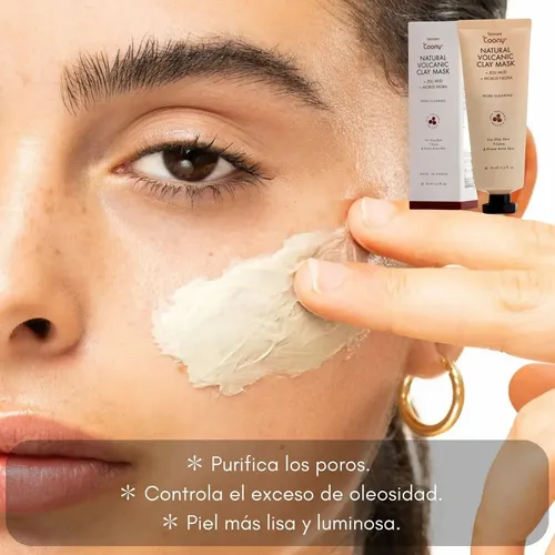 Mascara Arcilla Natural Volcanic Clay Corea Coony Acne 70ml