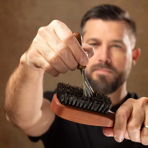 Limpiador De Cepillos Para Barba Y Cabello Zilberhaar Con Pa