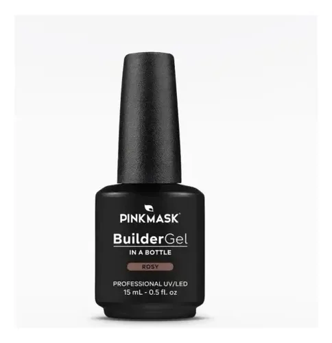Pink Mask Builder Gel In A Bottle X 15ml/.5floz Color Rosy