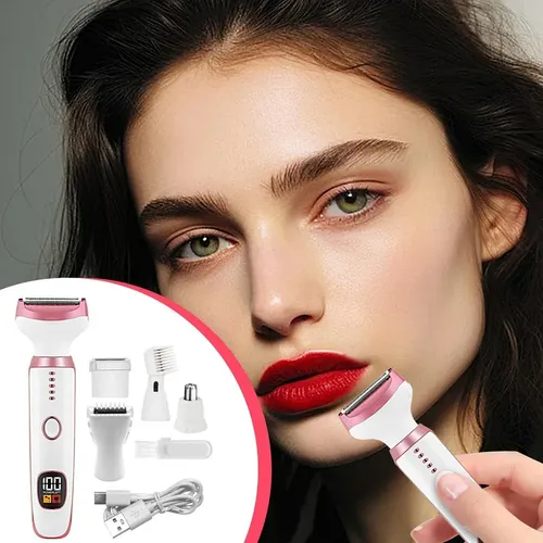 Depiladora Femenina 5 En 1 Recargable Usb Cortadora Visor