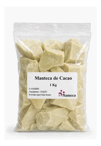 Manteca De Cacao Pura – 1 Kg – Uso Cosmético
