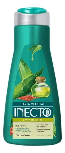 Acondicionador Savia Natural Inecto Con Aloe Vera Y Keratina