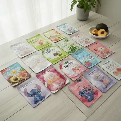 Pack X 20 Unidad Surtido Mascarillas Faciales Coreanas Kawai