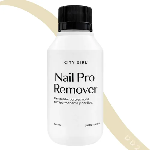 Removedor Para Semipermanente Acrílico Uñas City Girl 250ml