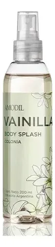 Colonia Body Splash Vainilla Amodil 200ml Libre Crueldad Vegano Argentina