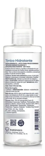 Dermaglós Facial Tónico Hidratante Descongestivo Spray