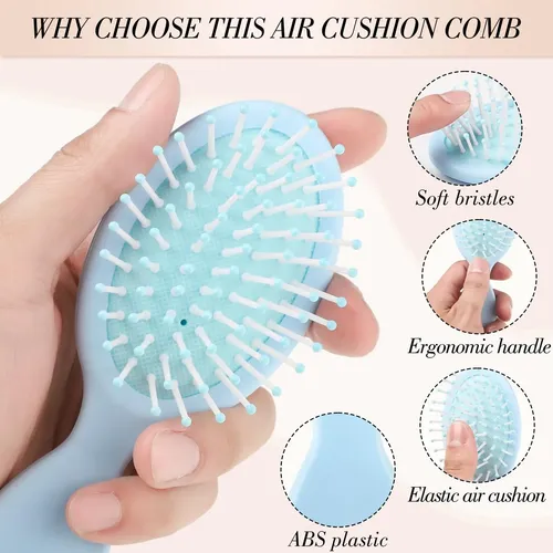 Mini Cepillo Para Cabello Húmedo, Set De 30 Piezas Y Peines