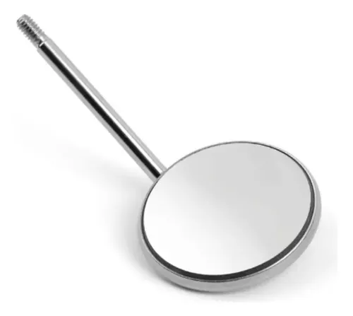 Espejo Dental Belkys Sin Aumento N°5 X12 Plateado Acero Inoxidable