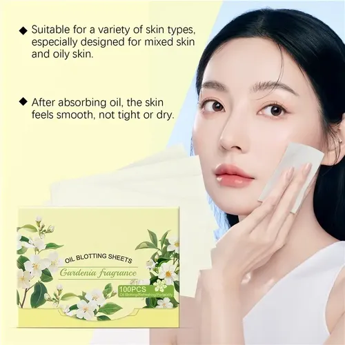 Papel Absorbente Aceite Gardenia For Limpieza Facial# Tt