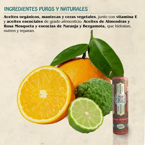 Bálsamo Labial De Naranja Bergamota Boti-k Puro
