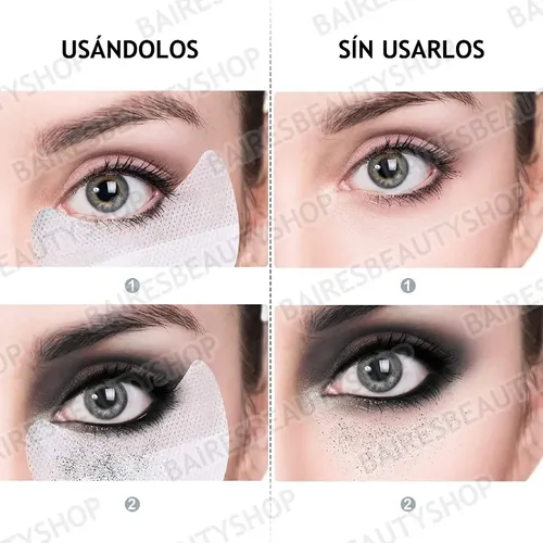 Parches Adhesivos Fiselina Para Maquillaje Sombra De Ojos