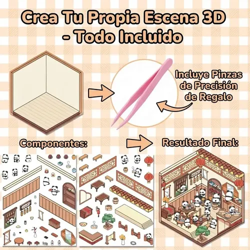 10hojas Pegatinas 3d Diy Pinzas Miniaturas Decorar Regalos