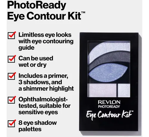 Kit De Sombras Photoready De Revlon: Contorno De Ojos +