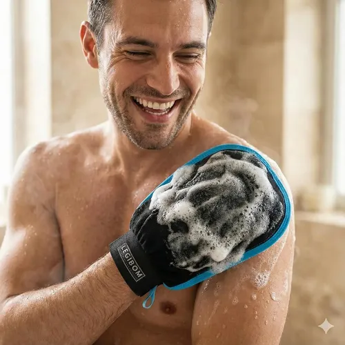 Guante Exfoliante Coreano Legibom 100% Viscosa