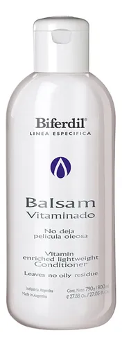 Bálsamo Para Cabello Biferdil Vitaminado X 800 Ml