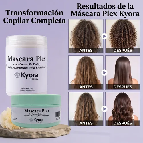 Máscara Plex Reparadora 1kg Kyora Con Manteca De Karité