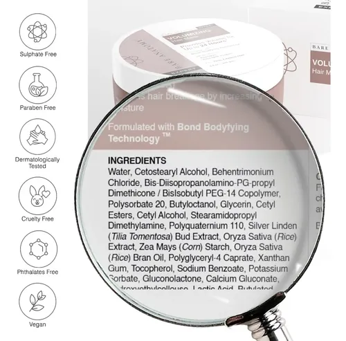 Mascarilla Capilar Bare Anatomy 250 G Voluminizadora