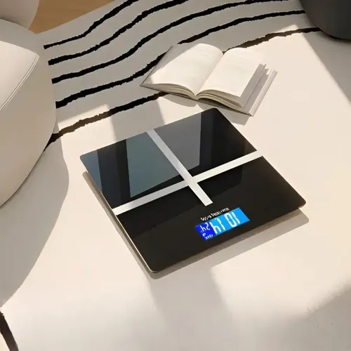 Báscula Corporal Bluetooth Carga Usb Diseño Lindo Weighing Scale