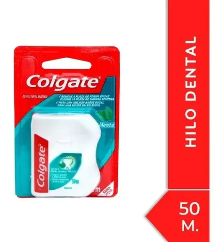 Colgate original hilo dental mint sabor menta 50 m