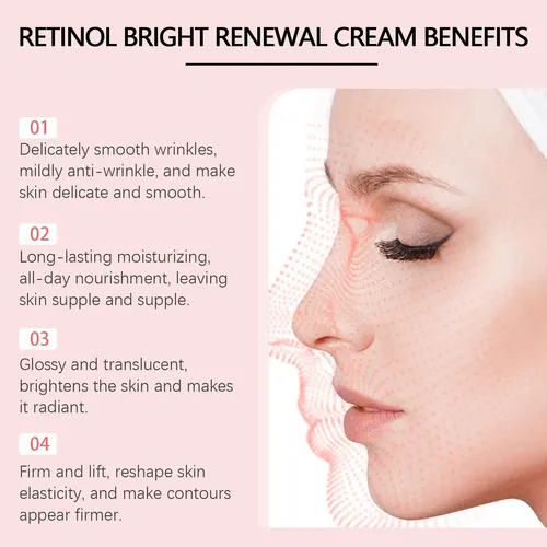 Crema Antiarrugas De Frutos De Rosa Con Retinol, Reafirmante
