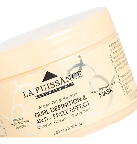 La Puissance Máscara Nutritiva Rulos Antifrizz 250ml Local