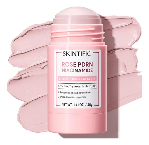 Mascarilla Arcilla En Barra Skintific Rose Pdrn Niacinamida