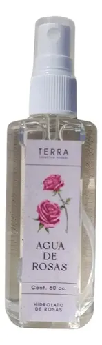 Agua De Rosas Hidrolato De Rosas Tónico Facial Natural 60ml Todo Tipo De Piel Día/noche