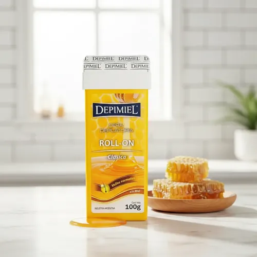 Depimiel Cera Depilatoria Roll On Descartable De Miel 100g