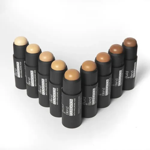 Base Líquida Palladio Built + Blend Cinnamon Cobertura Media Acabado Natural