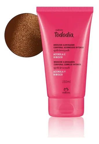 Natura Tododia – Acerola y Hibisco – Bronceador Iluminador Corporal Cobrizo