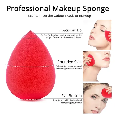 Juego De 20 Esponjas De Maquillaje Beauty, Esponjas Sin /