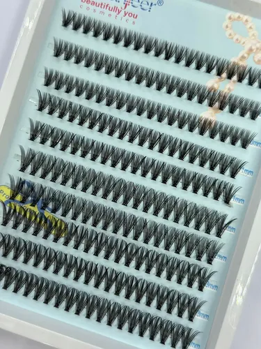 Set Pestañas Postizas Manijeer 30p Mix 9-14mm Cluster Lash