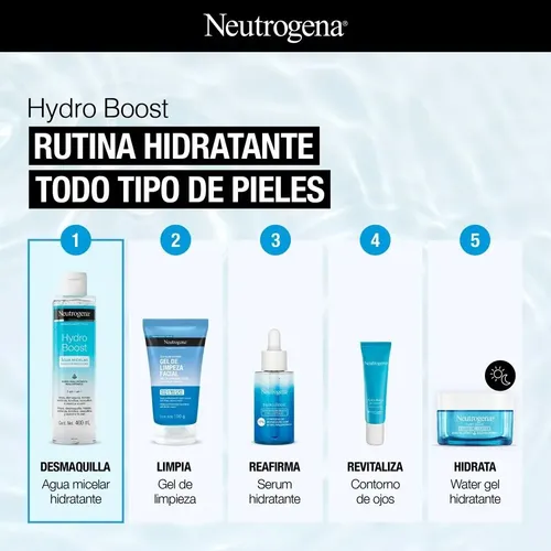 Agua Micelar Neutrogena Hydro Boost X 400 Ml.