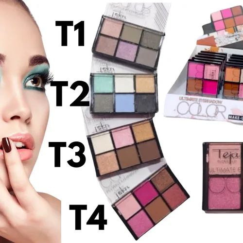 Set De 6 Sombras Satinadas Y Matte T2661 Lfme