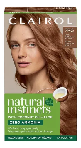Tinte Vegano Clairol Natural Instincts 7rg Dark Rose Gold