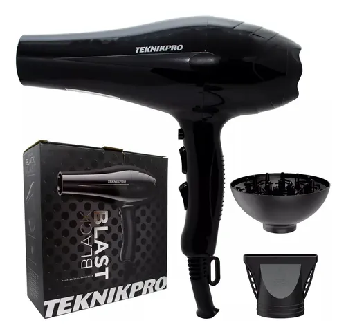 Teknikpro Black Blast Secador De Pelo Profesional 1800w Cs
