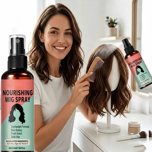 Lightweight No-rinse Nourishing Wig Spray, 55ml Wig