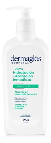 Dermaglós Corporal Hidratación Inmediata Hidratante 300ml