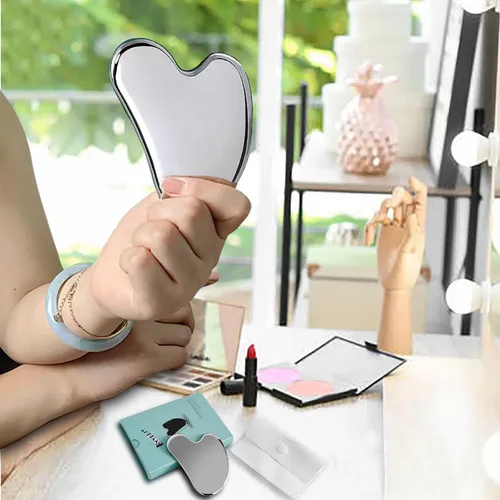 Herramienta Facial Gua Sha Byyddiy De Acero Inoxidable Esfér