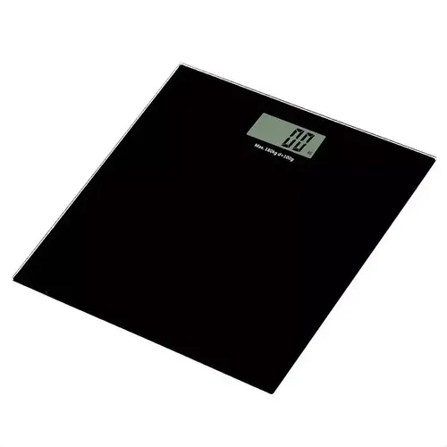Balanza De Baño Digital Daza Pantalla LCD Vidrio Templado 180kg Negro