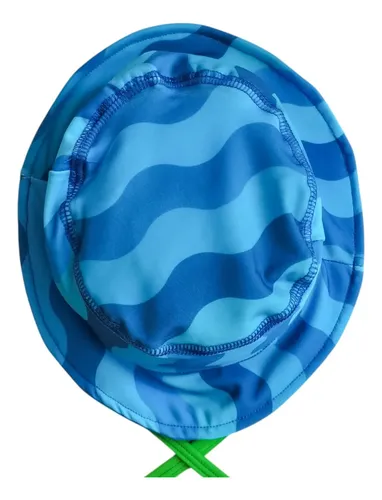 Gorro Infantil Tela Malla Bebe Niño Piluso Con Protección Uv Color Alligator Talle 3