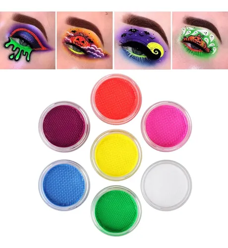 Delineador Neon Uv Meicoly 7 Colores, Base Agua, Vegano