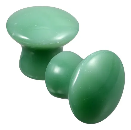 Set 4 Gua Sha Jade Verde Masaje Facial Spa